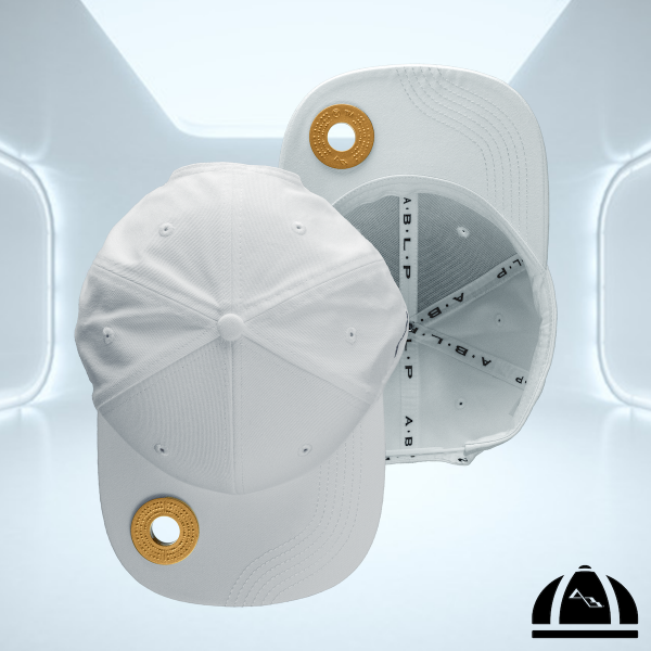 A•B•L•P SNAPBACK CAP weiß | LOOP gold